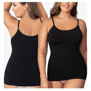 Shapermint Essentials Scoop Neck Cami Women's 2XL Black NWT 0044